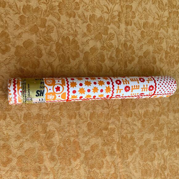 Red & Orange Vtg Shelf Liner - Picture 3 of 5